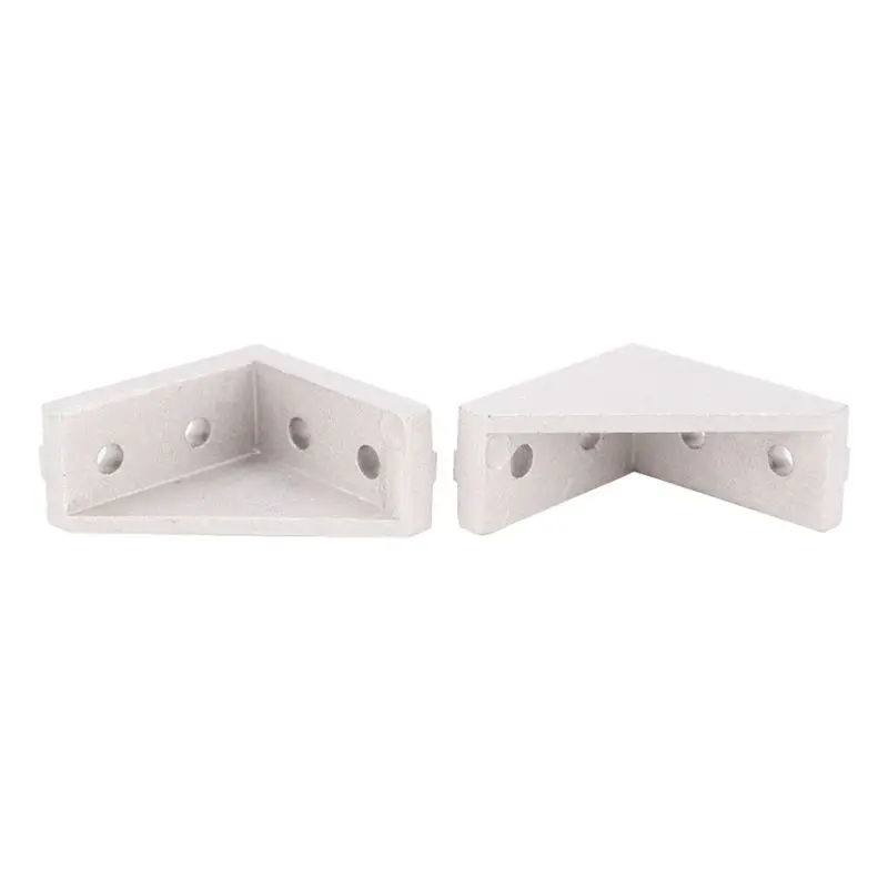 

5PCS Aluminum L-shaped Connector Right Angle Bracket Fastener for Industrial Aluminum Profile Kits