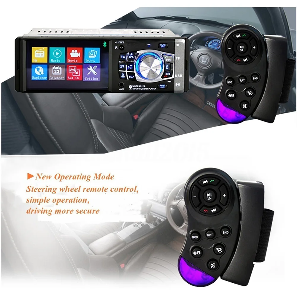 Автомагнитолы 4012B 1Din Автомагнитола " HD Авторадио мультимедийный плеер сенсорный экран Автомагнитола MP5 Bluetooth USB TF FM камера