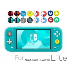 4 шт. аналоговые накладки на джойстик Крышка s для переключателя PND Lite для NS JoyCon контроллер палочки Кепка кожа для Joy-Con чехол для джойстика