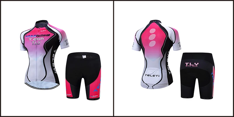 Women Lycra Bicycle Clothes Summer BIB Shorts 2021 Fashion Cycling Jersey Set MTB Dress Female Road Bike Clothing Uniform Suit