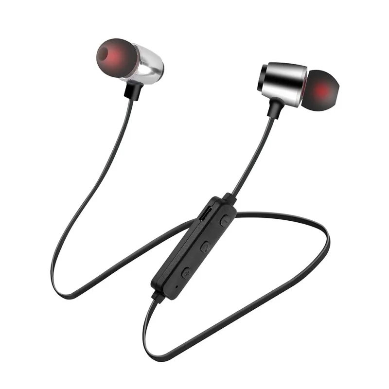Высококачественная Металлическая магнитная стереогарнитура Bluetooth V5.0 для