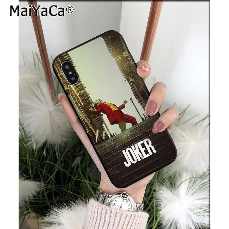 MaiYaCa фильм Джокер ТПУ Мягкий силиконовый чехол для телефона чехол для iPhone X XS MAX 6 6s 7 7plus 8 8Plus 5 5S SE XR 11 11pro max