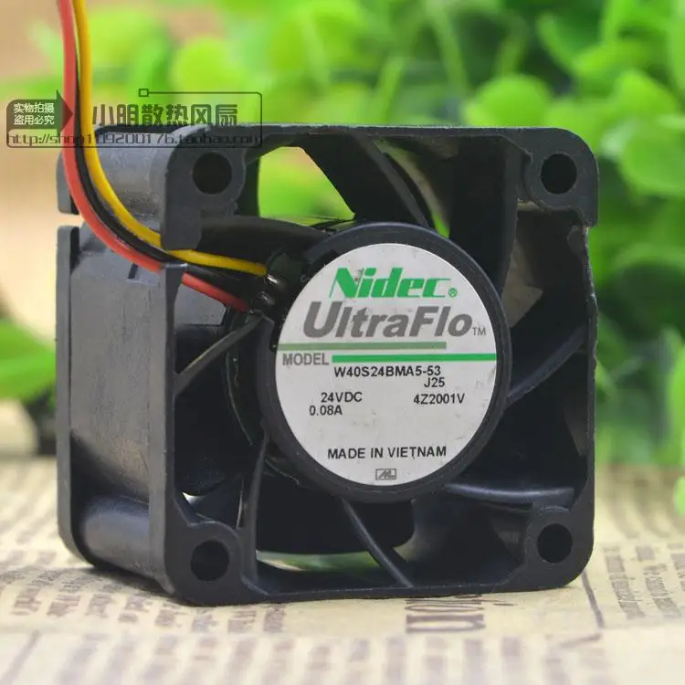 W40S24BHA5-53 4028 24V 0.10A 4 см защиты электродвигателя Вентилятор охлаждения