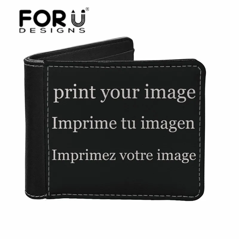 FORUDESIGNS Men Wallets 2021 Luxury Brand Custom Leather Short Purse for Man PU Card Holder Coin Wallet Small Money Bag Clutches