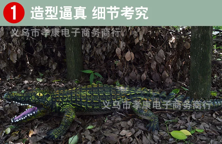 Достаринная гигантская модель пластиковая модель крокодила игрушка очень большая кукла Аллигатор украшение