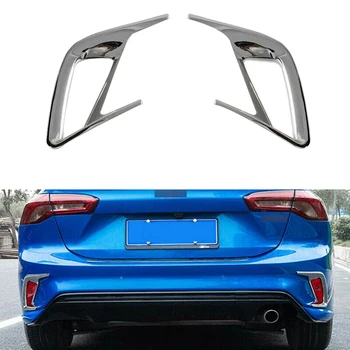 

2Pcs Rear Fog Light Lamp Frame Cover Trim for Ford Focus MK4 Sedan 2019-2020