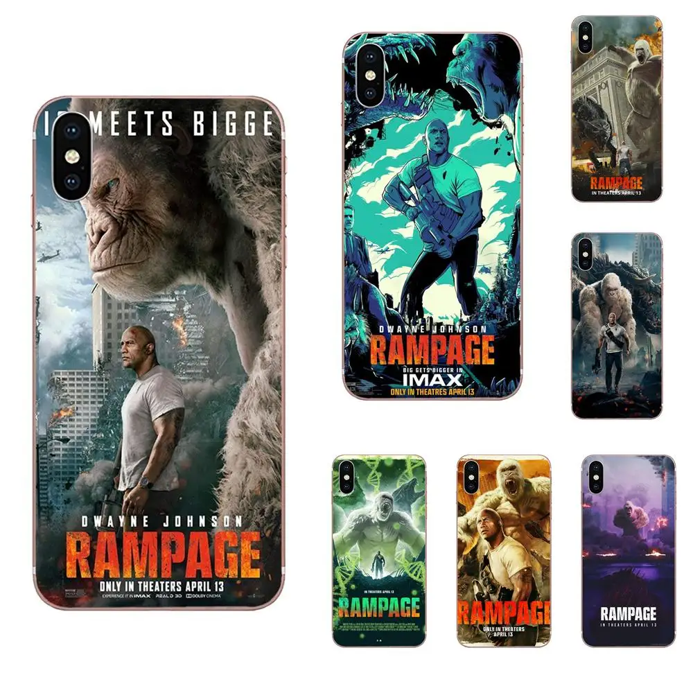 Johnson Rampage 2018 Movie For Galaxy J1 J2 J3 J330 J4 J5 J6 J7 J730 J8 2015 2016 2017 mini Pro TPU Phone Cases Covers | Мобильные