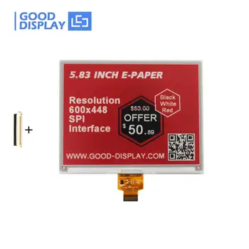 

5.83 inch color e-paper display Tri-color e-ink display buy
