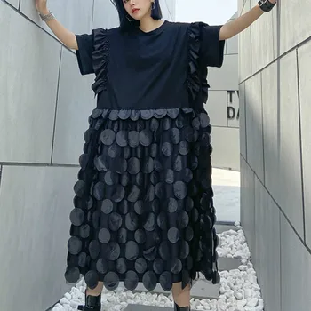 

Maxi Dress for Party Women Black Tassel Dress High Street Plus Size Fashion Vestidos Female Clothes 2020 Summer LT406S50