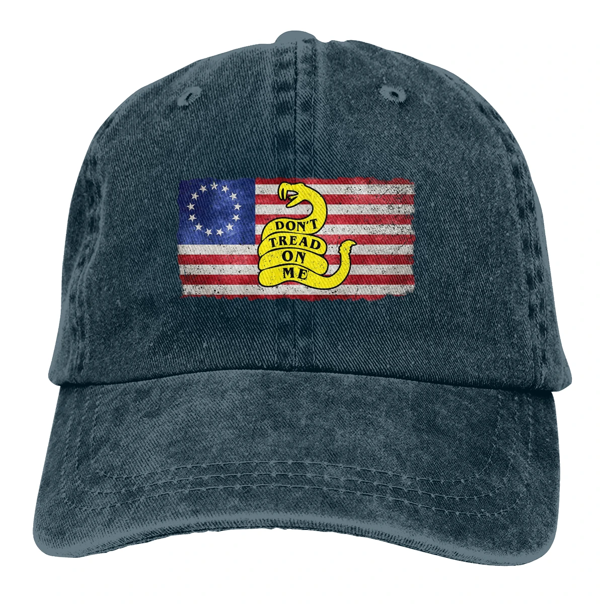 

American The Baseball Cap Peaked capt Sport Unisex Outdoor Custom Don't Tread On Me USA Hats