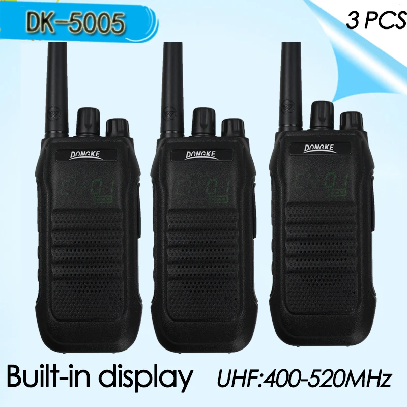 3 шт. DK5005 Радио walkie talkie hm беспроводной профессиональный военный walk talk радио