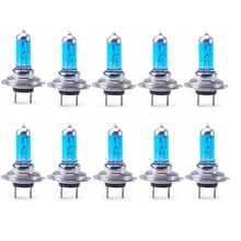 10 шт./лот H7 100 Вт 6000 К галогенный светильник, супер белый галогенный автомобильный светильник, лампы H7, головной светильник s, автомобильная лампа 12 В