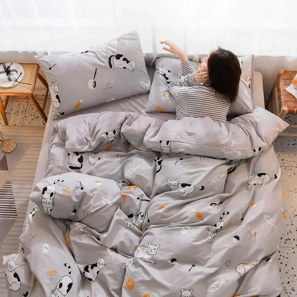 1 шт. постельный комплект Зимний теплый хлопок/фланель пододеяльник спальные