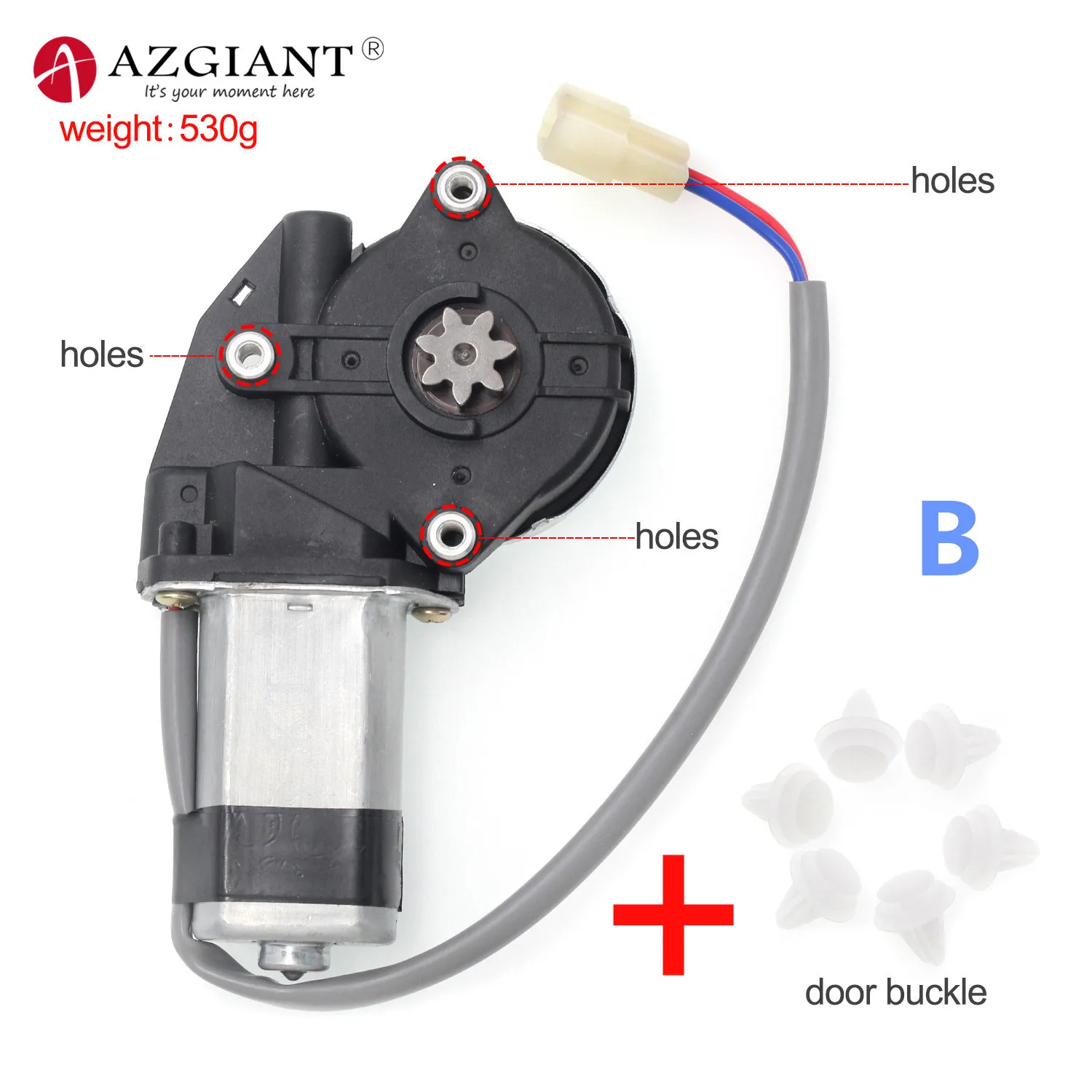 Продажа AZGIANT 12 V 24 V Электрический автомобильный Мотор стеклоподъемника мощность окна моторный регулятор влево вправо 3 отверстия 7 передач зубы torx д...