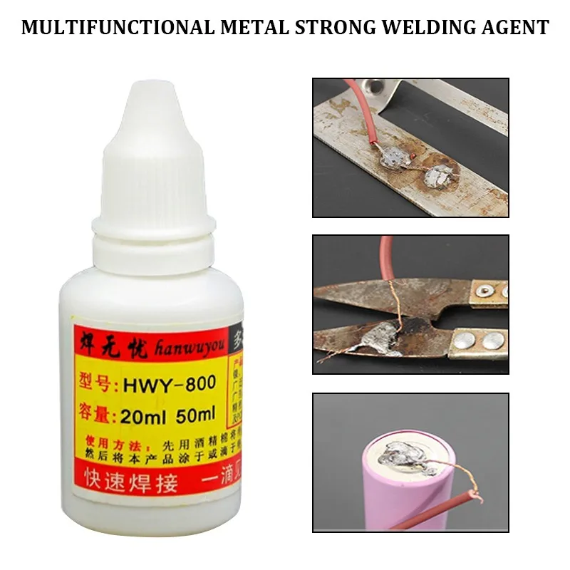 50ml Stainless Steel Liquid Flux Welding Solder Non toxic Copper HWY