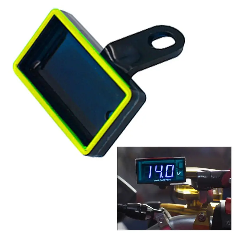 DC 12V LED Digital Display Voltmeter Voltage Panel Meter For Electromobile Motorcycle Car