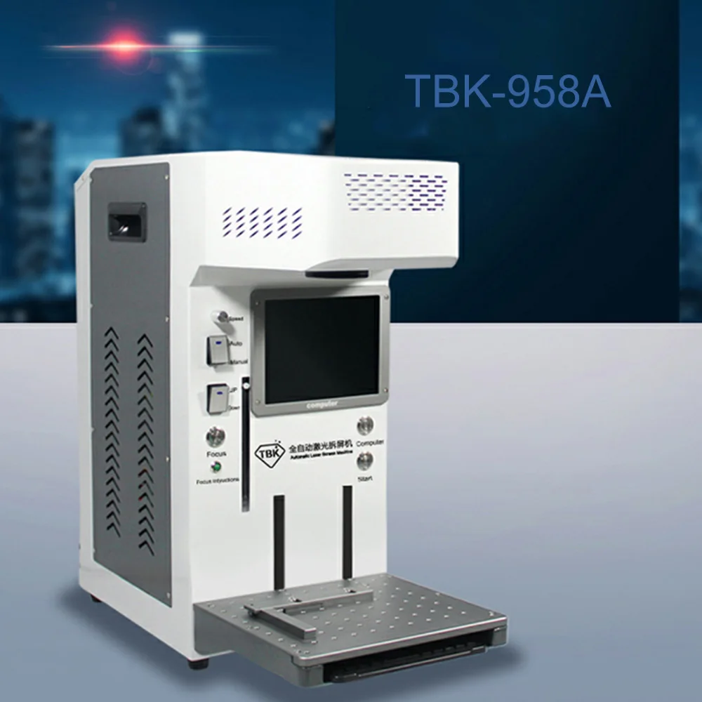 TBK Встроенная Компьютерная лазерная разделительная машина лазерная маркировочная машина для iphone XS max 8 8+ заднее устройство для снятия стекла ЖК-стекло