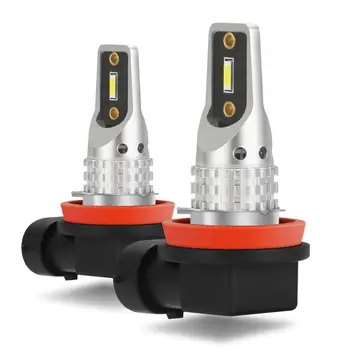 

2X Car H4 H7 LED canbus H8 H9 H11 9005 HB3 9006 HB4 Auto Fog Light For Peugeot 307 206 308 407 207 4008 Mazda 3 6 CX-5 323 5 2 C