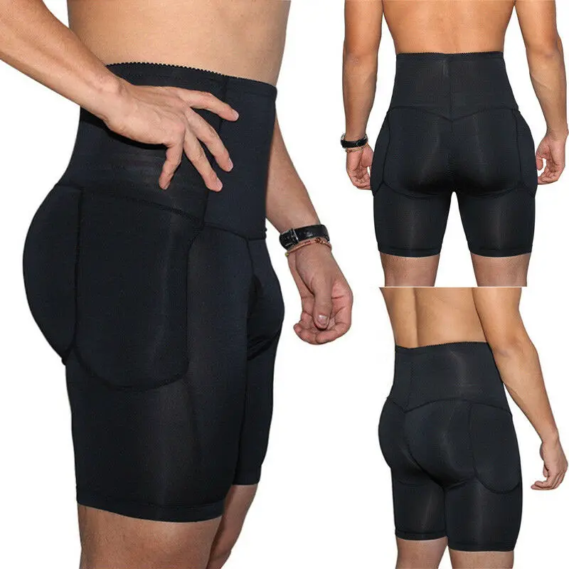 Men Butt Enhancer Mens Butt and Hip Enhancer Booty Padded Underwear Panties Body Shaper Butt Lifter Panty Stomach Molded Shapewear Boxers