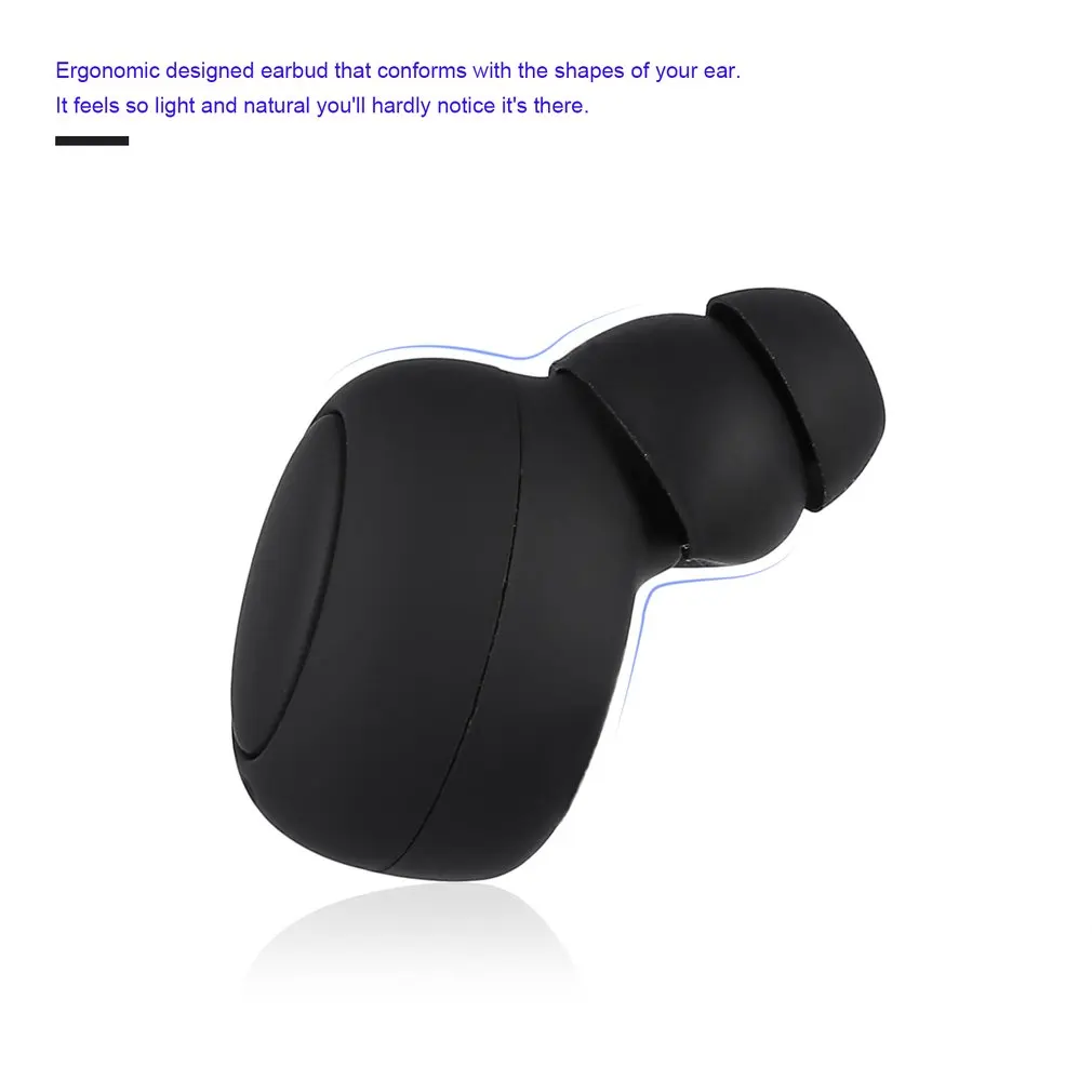 Мини Портативный дизайн Bluetooth беспроводные наушники одиночные наушники невидимый наушник с usb зарядной базой дропшиппинг