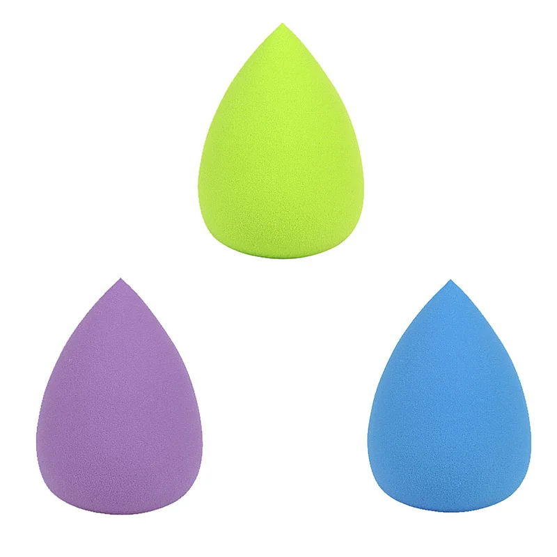 1pcs Random color В форме сердца яйцо сухой и влажный спонж коробка профессиональная Жидкая Основа макияжа Румяна консилер косметические инструменты - Цвет: 1pcs Random color