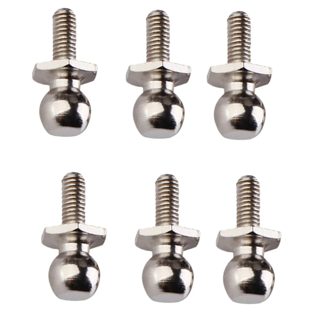 6 Pieces 15x7mm 02038 Ball Head Screws for 1:10th HSP RC On-road Remote Controlled Car Truck