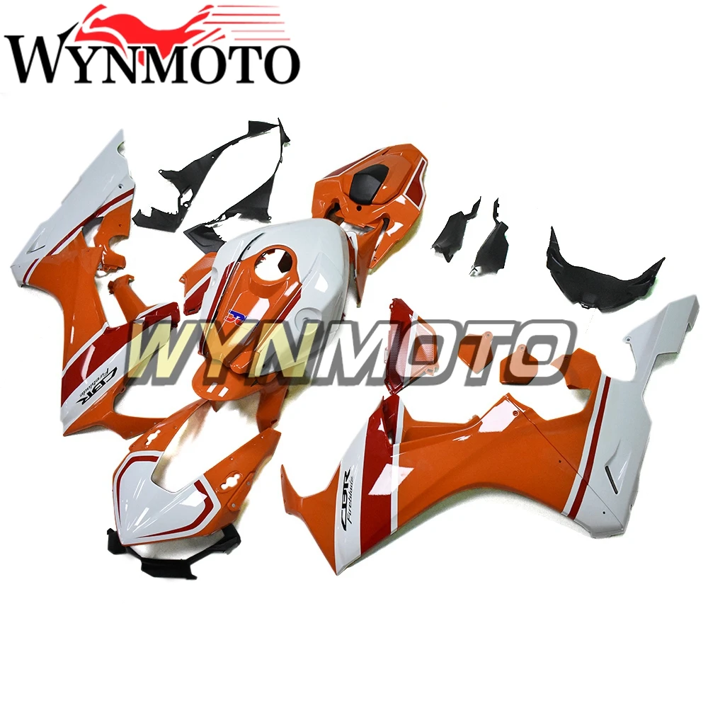CBR оранжевого и белого цветов в стиле хип весь комплект обтекателей для Honda CBR1000RR