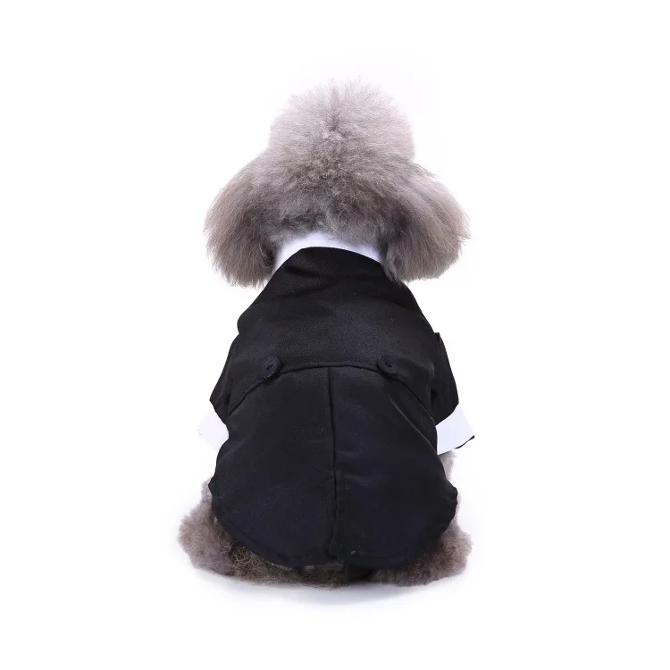 Западный стиль мужской комбинезон для питомцев Одежда для собак фестиваль свадебный костюм и галстук-бабочка щенок четыре ноги пальто куртки Jumsuit S-XXL
