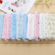 20 шт маски для рта 3 слоя пылезащитные маски для лица противопылевые одноразовые хирургические медицинские салонные маска с заушными петлями