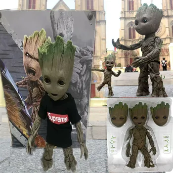 

Tree Man Groot Model HT Action Figure Joints Moveable Collectible Statue Toy Boxed 26cm LMS005