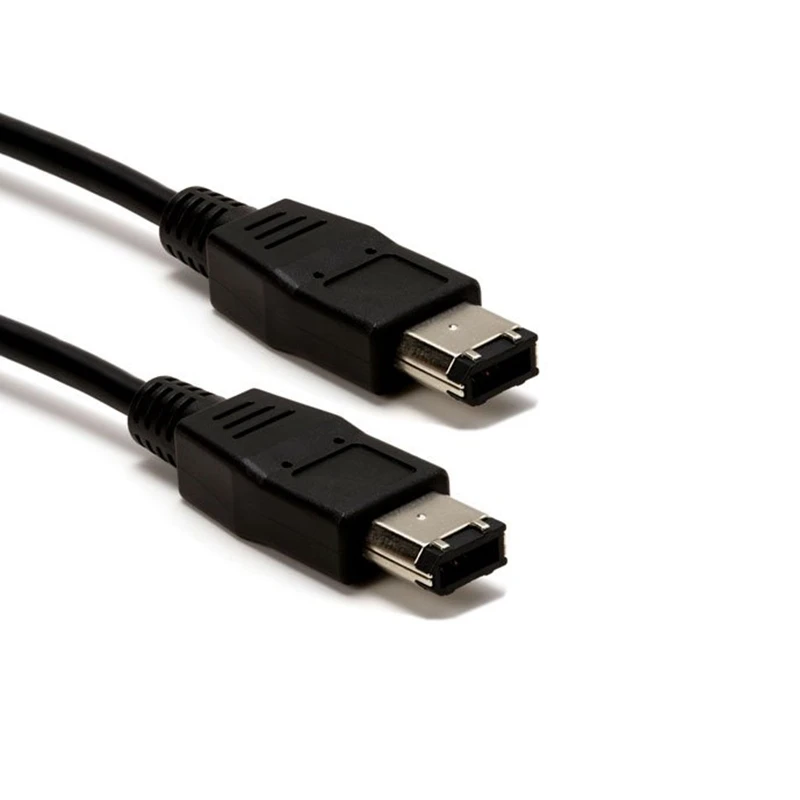 Черный IEEE 1394 Firewire 400 для кабеля Firewire 400, 6 Pin/6 Pin Male/Male-10 FT