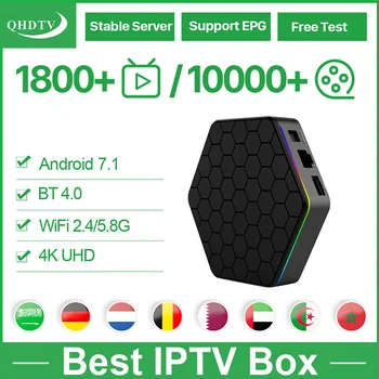 

IPTV 1 Year QHDTV T95Z Plus Arabic Belgium IPTV Android 7.1 BT Dual-Band WIFI IP TV 3+32G Belgium Netherlands No app included