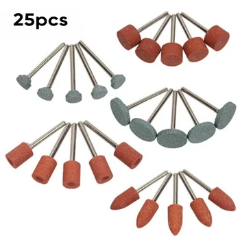 

25pcs/Set Abrasive Mounted Stone Rotary Carving Polishing Tools Grinding Wheels