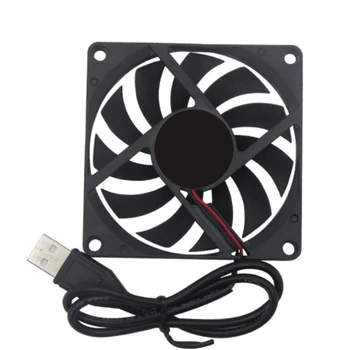 라우터 냉각 팬 랙 TV 박스 무선 라우터 냉각 USB 5V 80mm, 고양이 라디에이터 랙 방열판 쿨러 냉각 팬