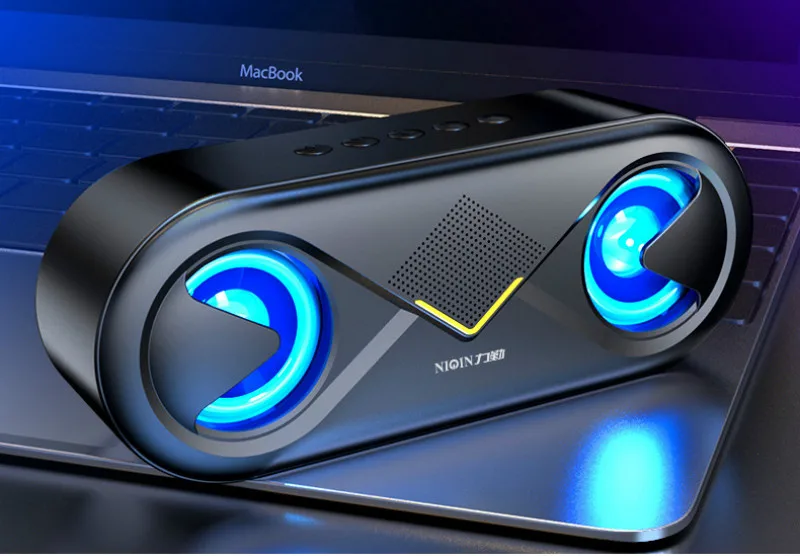 Портативный Bluetooth 5,0 динамик s 10 Вт беспроводной громкий динамик стерео Бас Hifi динамик со вспышкой светодиодный Поддержка TF карты/usb привод/AUX
