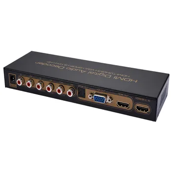 

NK-51S HDMI Digital audio Decoder HDMI TO HDMI+VGA+SPDIF+5.1CH Decoder