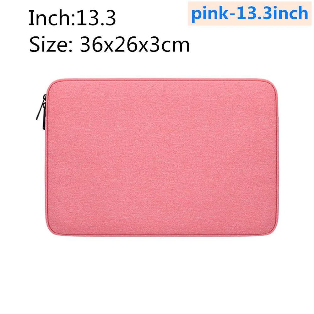 Водонепроницаемый чехол для ноутбука Macbook air pro 13,3 14,1 15,4 15,6 дюймов для Apple просо ноутбук Войлок вкладыш посылка чехол - Цвет: pink-13.3inch