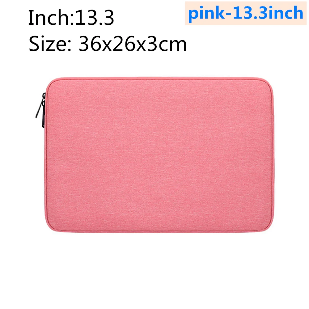 pink-13.3inch Водонепроницаемый чехол для ноутбука Macbook air pro 13,3 14,1 15,4 15,6 дюймов для Apple просо ноутбук Войлок вкладыш посылка чехол - Цвет: pink-13.3inch