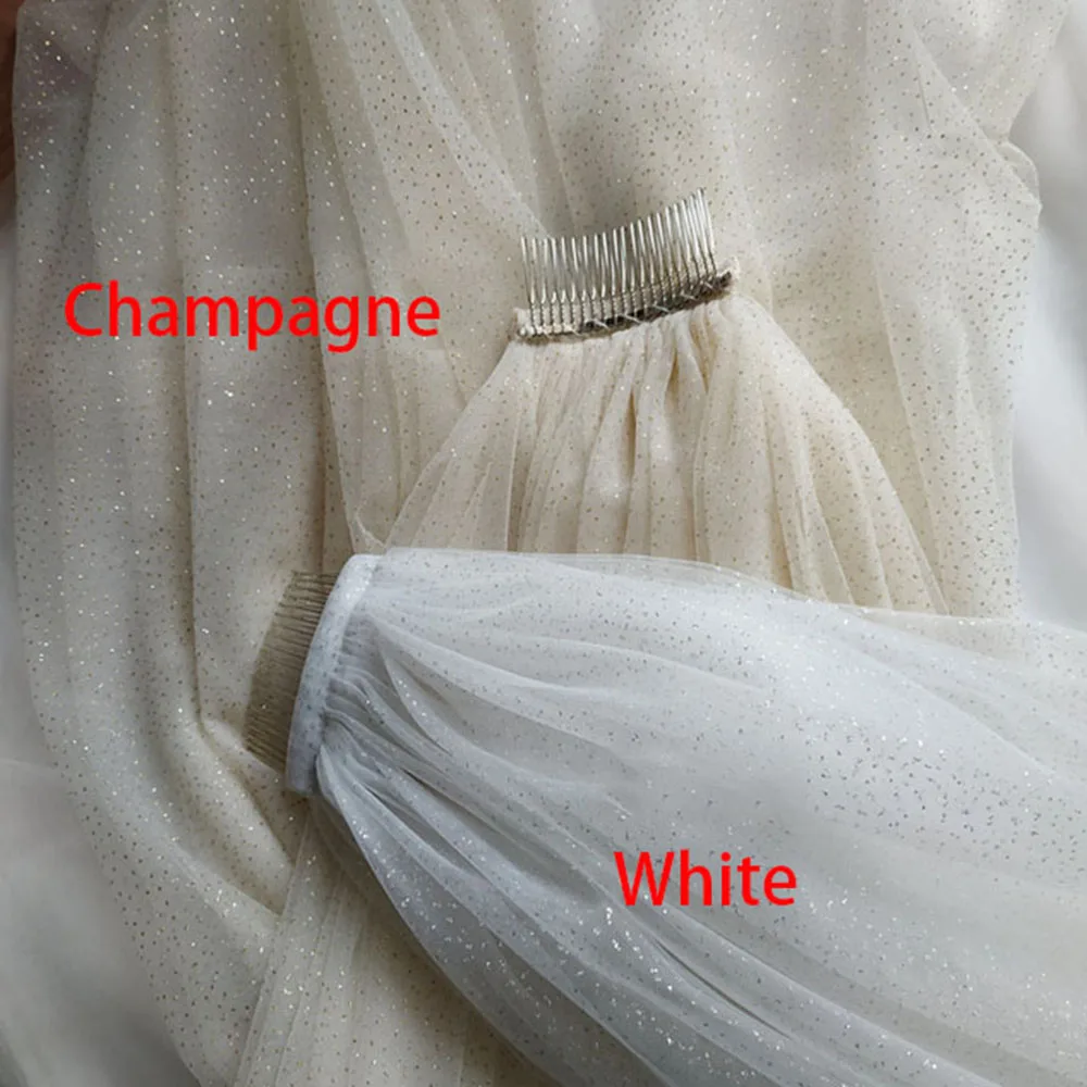 B58 Champagne Wedding Veil Bling Bridal Veils Long 3M/5M Sparkle Veil Cathedral Wedding Veils One Layer Shiny Veil with Comb B58 Champagne Wedding Veil Bling Bridal Veils Long 3M/5M Sparkle Veil Cathedral Wedding Veils One Layer Shiny Veil with Comb