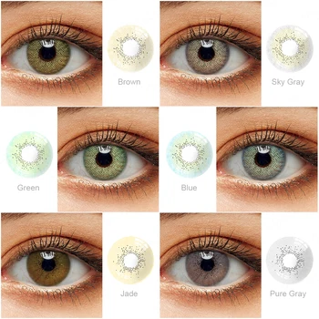 

MAGISTER Annually Eye Contacts Tropical Style Colored Contacts Beautiful Pupils For Eyes Pattaya Series 2pcs