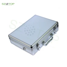 

Free Shipping Optical Fiber Tools Carrying Box Leather Cord Pliers, Fiber Cleaver, Red Light Pen FTTH Kit Aluminum Box