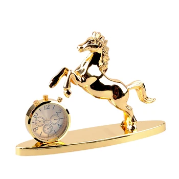 

With Clock Bottle Display Aroma Ornament Home Mini Car Perfume Metal Alloy Auto Styling Animal Shape Interior Air Freshener