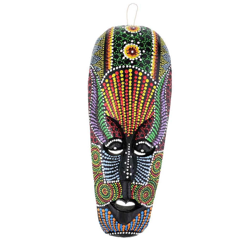 African Mask Wall Hanging Mask Resin Face Mask Tribe Mask Home Shop Decor Wall Art Mask for Home Pub Bar Store Decoration