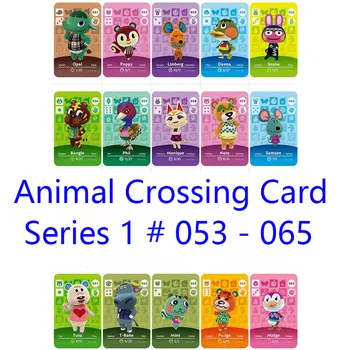 

Series 1 #53-65 Animal Crossing Cards Amiibo Card Work for NS Games Series 1 Dropshipping Support Customized Card