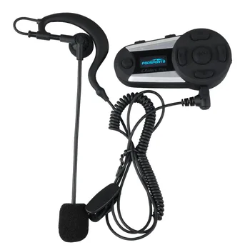 

Fodsports V6 Plus Group Intercom with Earhook Headset for Football Referee Judge Arbitration Referee Bicycle Unilateral Earpiece