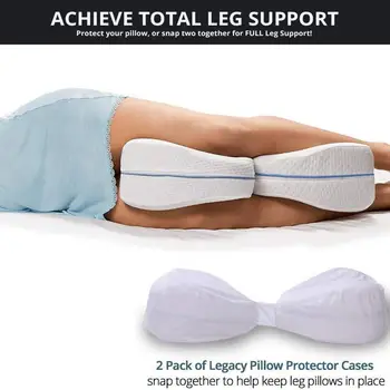 

Memory Cotton Leg Pillow Relief Side Sleeper Sciatica Slow Rebound Foam Pillow Orthopedic Knee Leg Wedge Pillow Cushion