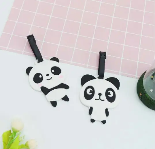 Рисунки из мультфильма ПВХ панда багажная карта для свадебной вечеринки сувениры вечерние подарки