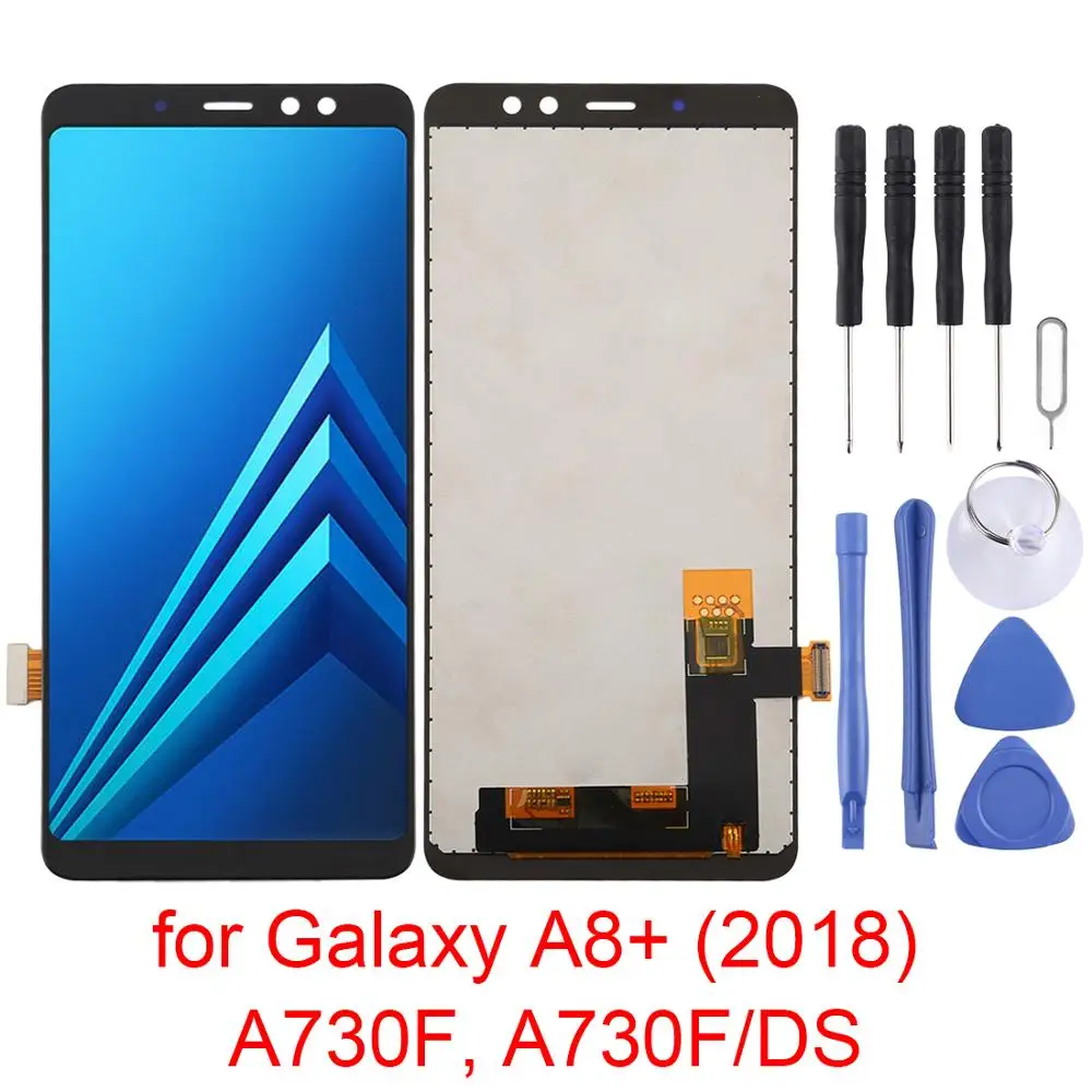 Для samsung Galaxy A8+() A730F дисплей ЖК-экран+ дигитайзер полная сборка модуля для A8+() A730F, A730F/DS дисплей