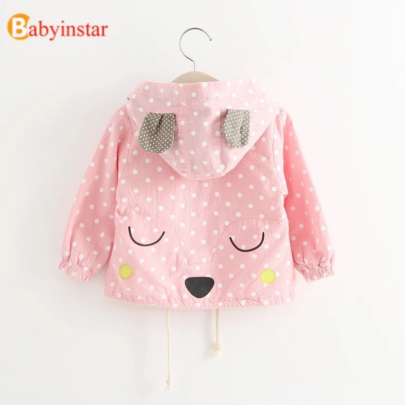 Babyinstar 2017 New Spring Girls Coat Foral Children's Cardigan with Bow Cute Long Sleeve Kids Coat Outerwear