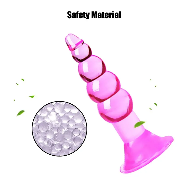 4 цвета анальные шарики массаж простаты Стимуляция клитора Анальная пробка